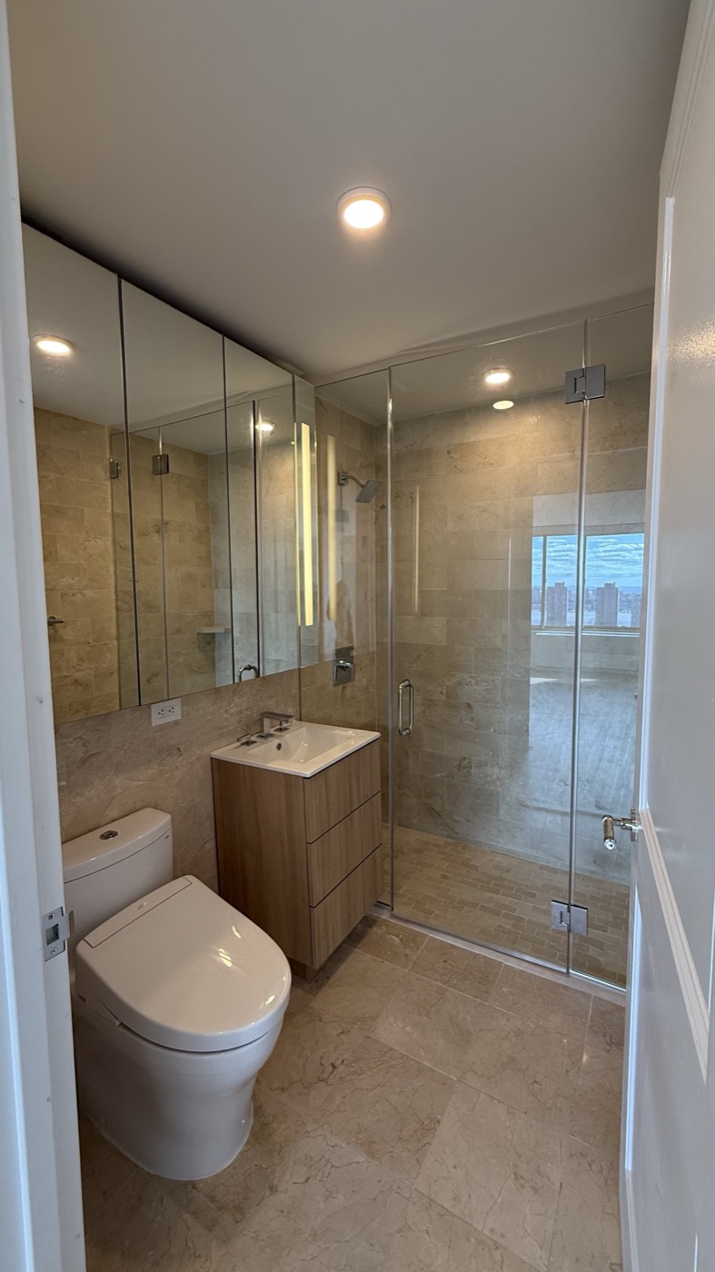 Apartment bathroom after renovation